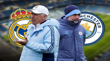 معلق مباراه ريال مدريد ومانشستر سيتي