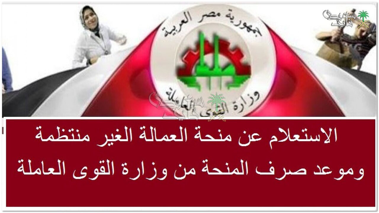 موعد صرف منحة العمالة الغير منتظمة 2025 وخطوات التسجيل في منحة العمالة الغير منتظمة