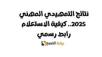 نتائج التمهيدي المهني 1