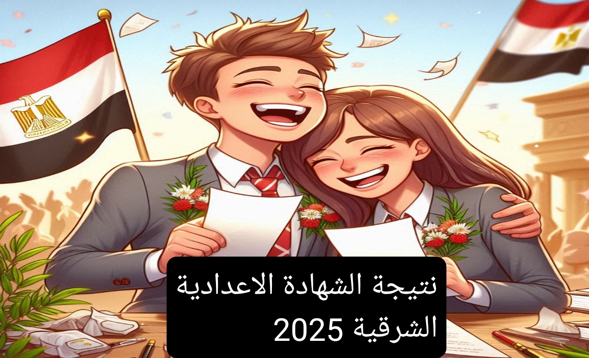 رابط ظهور نتيجة الصف الثالث الاعدادي بمحافظة الشرقية 2025 الرابط المباشر والخطوات بنسبة نجاح 74.7%