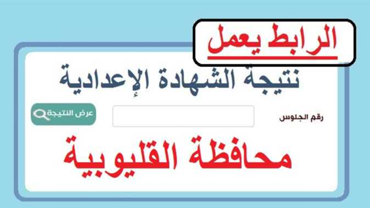 “بالاسم ورقم الجلوس”.. نتيجة الصف الثالث الاعدادي 2025 محافظة القليوبية عبر qaliobia.gov.eg فور إعلانها