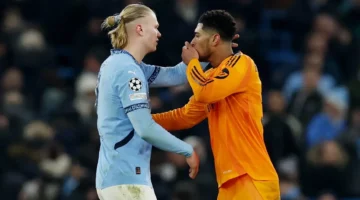 نتيجة وملخص مباراة ريال مدريد ومانشستر سيتي هالاند يفك العقدة وبيلينغهام يعاقب السيتي في اللحظات الأخيرة 1739311367195 highres
