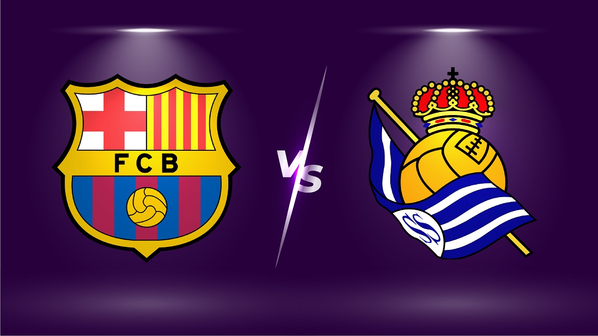 كيف تتابع مباراة Barcelona vs Real Sociedad في الجولة 26 من الدوري؟