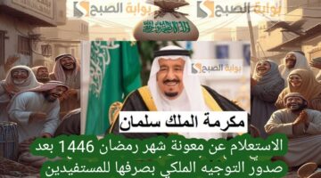 الاستعلام عن معونة شهر رمضان 1446 بعد صدور التوجيه الملكي بصرفها للمستفيدين