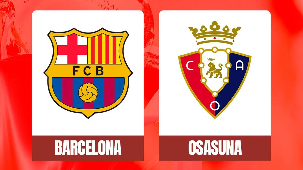 القنوات الناقلة لمباراة برشلونة وأوساسونا Barcelona vs Osasuna في الدوري الإسباني.. الموعد والمعلق + التشكيل
