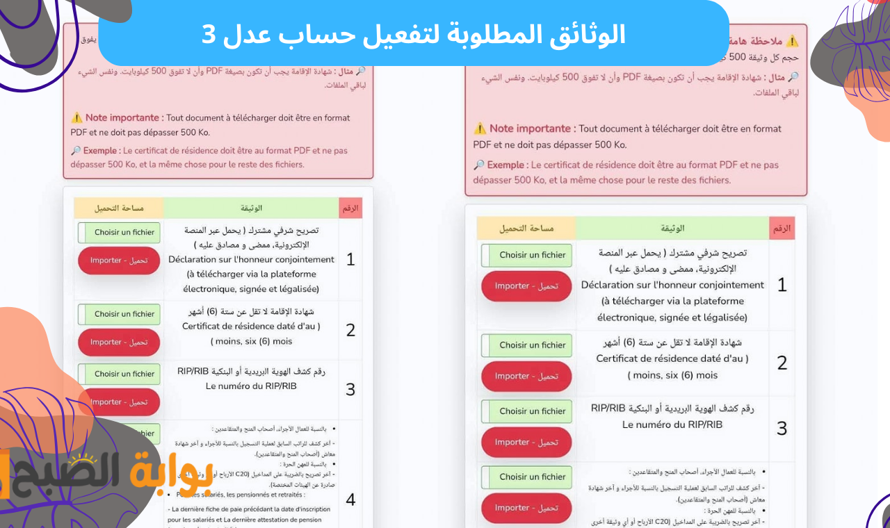 http www.aadl.dz.. الوثائق المطلوبة لتفعيل حسابي في عدل 3 على المنصة الجديدة إلكترونياً 2 http www.aadl.dz.. الوثائق المطلوبة لتفعيل حسابي في عدل 3 على المنصة الجديدة إلكترونياً