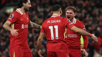 بقيادة صلاح. تشكيل ليفربول أمام باريس سان جيرمان اليوم في قمة دوري أبطال أوروبا