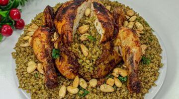 دجاج محشي بالفريك 1
