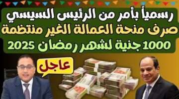 رابط التسجيل في منحة رمضان 2025 للعمالة غير المنتظمة