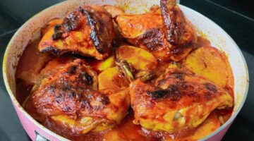 صينية بطاطس بالفراح