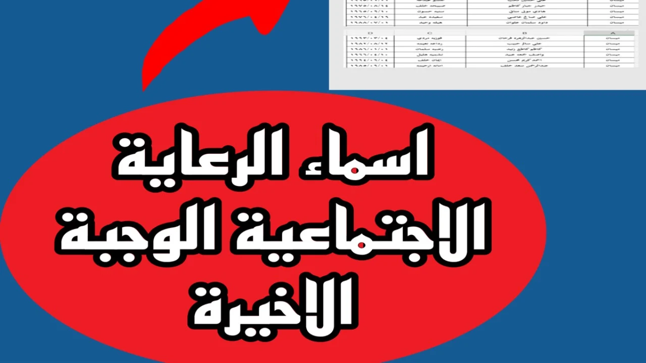 استعلم هسة.. أسماء المشمولين بالرعاية الاجتماعية الوجبة الأخيرة 2025 في عموم المحافظات العراقية 2 استعلم هسة.. أسماء المشمولين بالرعاية الاجتماعية الوجبة الأخيرة 2025 في عموم المحافظات العراقية