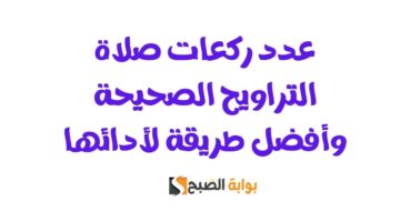 عدد ركعات صلاة التراويح