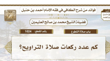 كم عدد ركعات صلاة التراويح مع الشفع والوتر؟