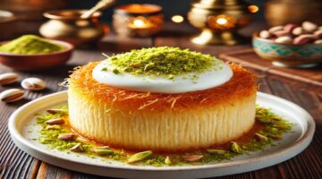 كنافة بالقشطة