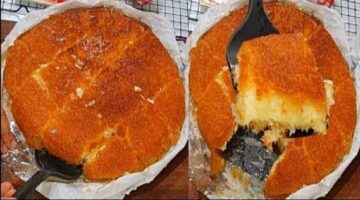 كنافة طاسة بكريمة