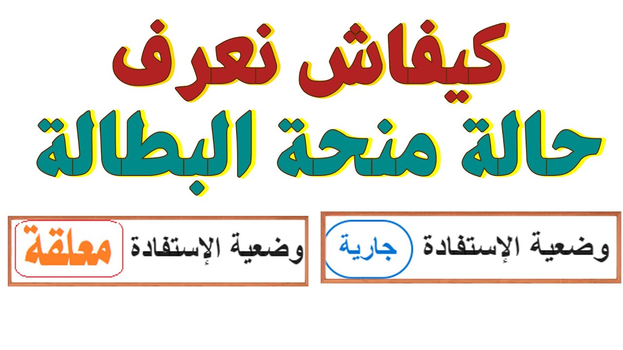 الوكالة الوطنية للتشغيل تعلن كيفية معرفة أن منحة البطالة معلقة أو جارية وشروط الاستفادة من منحة البطالة 2025