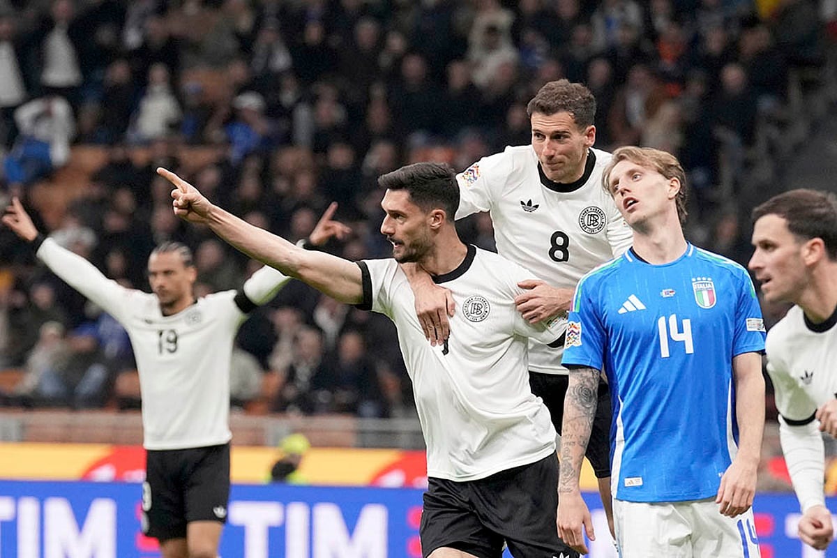 ما هي القنوات الناقلة لمباراة ألمانيا وإيطاليا في دوري الأمم الأوروبية؟.. المانشافت ضد الأتزوري 2 ما هي القنوات الناقلة لمباراة ألمانيا وإيطاليا في دوري الأمم الأوروبية؟.. المانشافت ضد الأتزوري