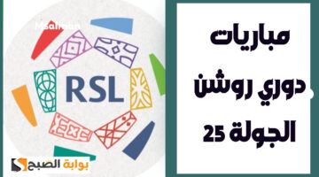 مباريات دوري روشن الجولة 25
