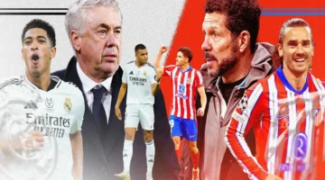 موعد ومعلق مباراة ريال مدريد وأتلتيكو مدريد Real Madrid vs Atletico Madrid في دوري أبطال أوروبا 2025