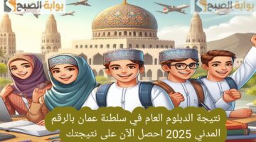 نتيجة الدبلوم العام في سلطنة عمان بالرقم المدني 2025 احصل الآن على نتيجتك