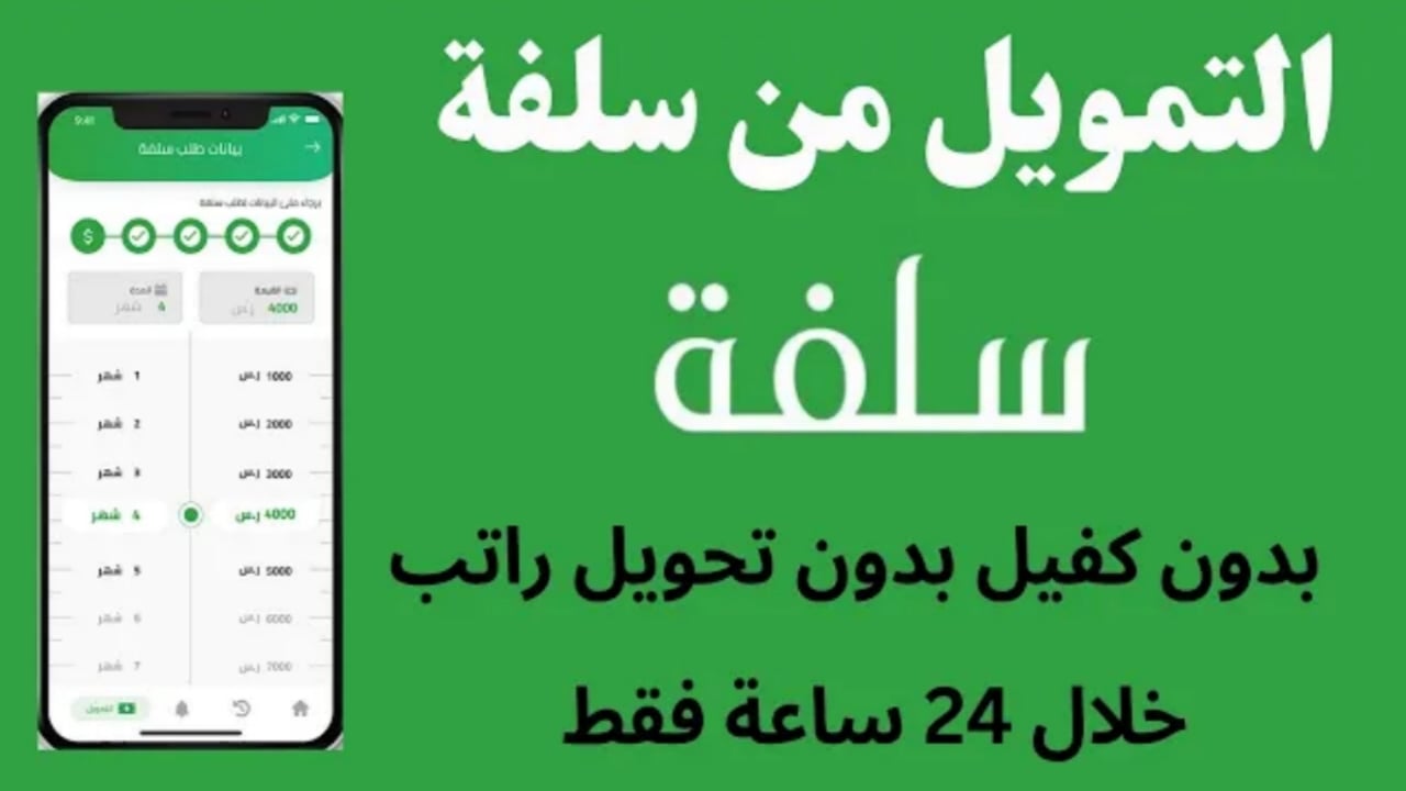 استلم 20.000 ريال سعودي سلفة مالية طارئة في خلال 24 ساعة فقط بشروط مرنة وميسرة 2 استلم 20.000 ريال سعودي سلفة مالية طارئة في خلال 24 ساعة فقط بشروط مرنة وميسرة