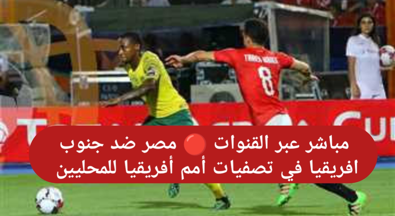 on sport 1 بجودة عالية.. الآن مباراة مصر وجنوب إفريقيا في تصفيات أمم افريقيا للمحليين.. الموعد والقنوات الناقله
