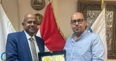 اسر إدريس يستقبل خالد الخليفى ويُهنئه بتوليه رئاسة الاتحاد العربى للرياضات المائية