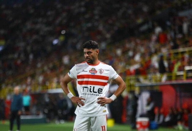 تدريب مخصص لمصطفى شلبي في تمرين الزمالك اليوم