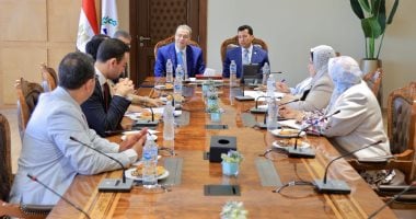 رئيس التنظيم والإدارة يستقبل وزير الشباب والرياضة لمناقشة سبل تعزيز التعاون المشترك