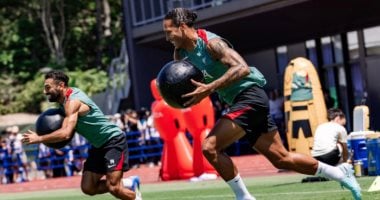 محمد صلاح يتدرب مع ليفربول استعدادا لملاقاة يوكوهاما الودية