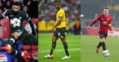 محمد صلاح وهنري وروني يتألقون في قائمة أعظم نجوم الدوري الإنجليزي