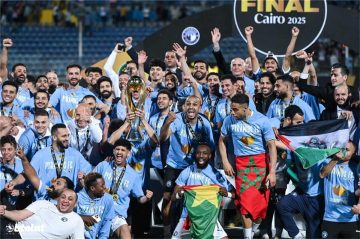 بمناسبة إنجازه التاريخي بيراميدز ينظم احتفالية كبيرة لتتويجه بدوري الأبطال